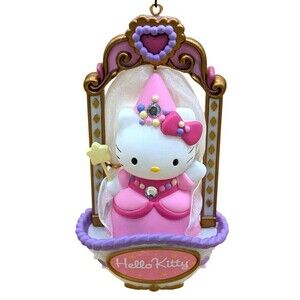 Hello Kitty Medieval Princess Christmas Ornament Carlton Cards 2006